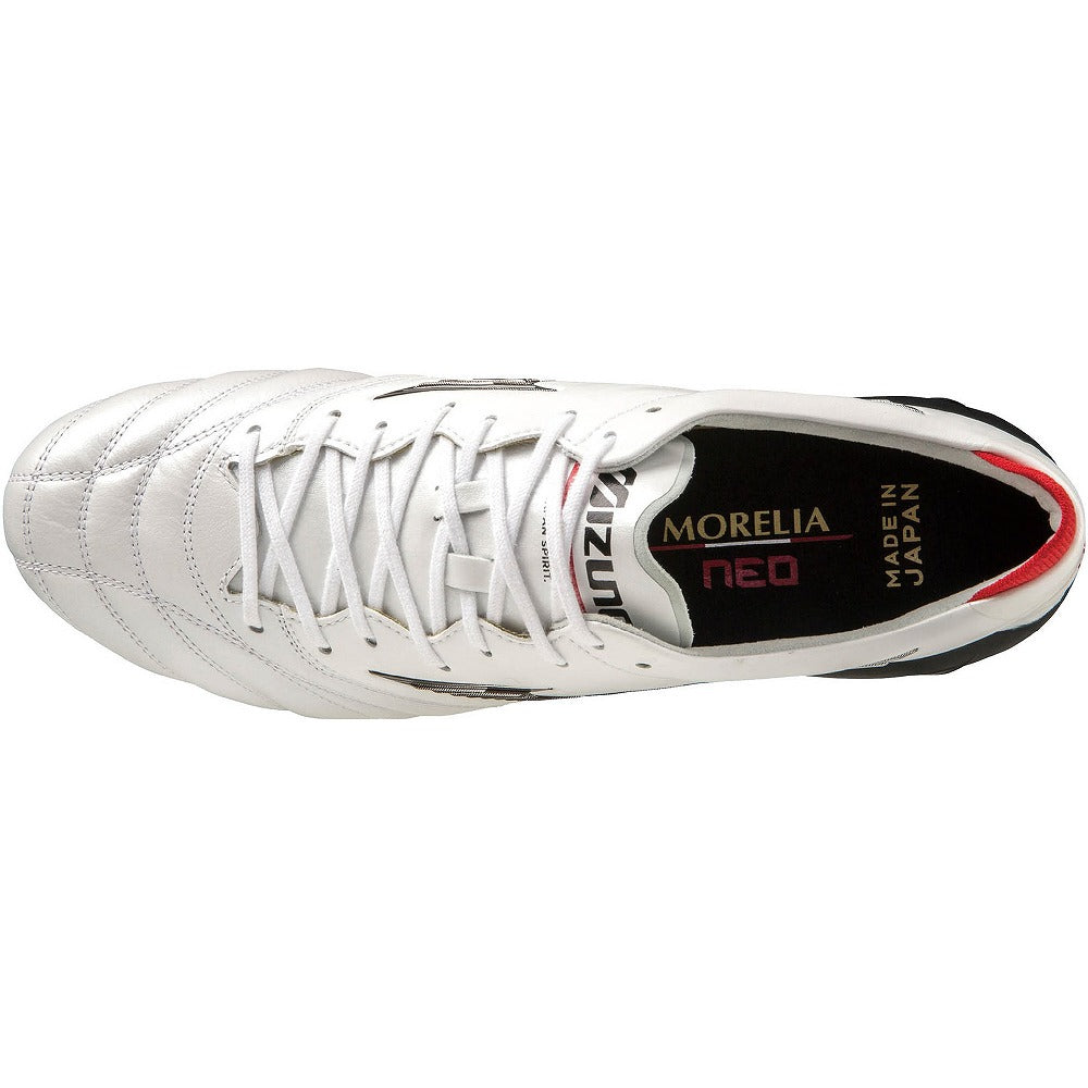 ミズノ サッカー スパイク モレリア ネオ 4 ジャパン ( ホワイト × ブラック ) ユニセックス P1GA233009 MORELIA NEO IV JAPAN MIZUNO