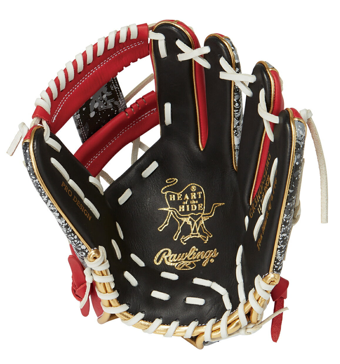 ローリングス 野球 軟式 内野手用 グローブ 右投げ HOH BLIZZARD & Wizard #01 サイズ:11.25 ブラック 黒 23SS GR3HON52MG Rawlings