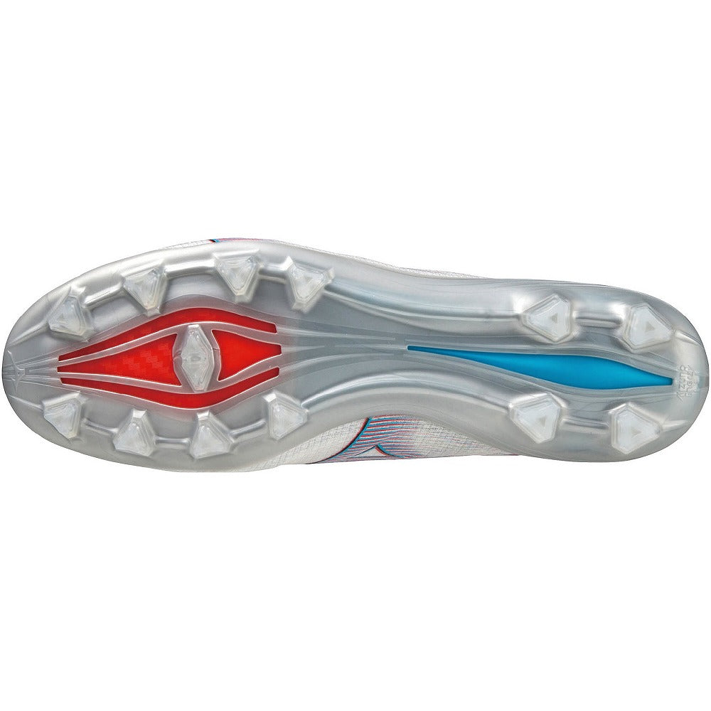 ミズノ MIZUNO サッカースパイク ミズノアルファ JAPAN ホワイト×イグニッションレッド×ブルー P1GA236009 α ALPHA