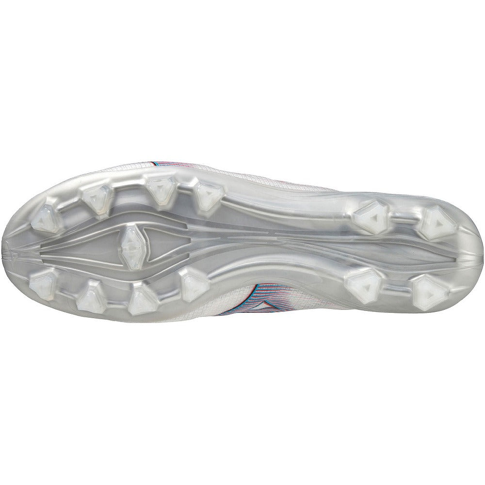 【大特価】ミズノ MIZUNO サッカースパイク ミズノアルファ プロ ホワイト×イグニッションレッド×ブルー P1GA236409 α ALPHA PRO
