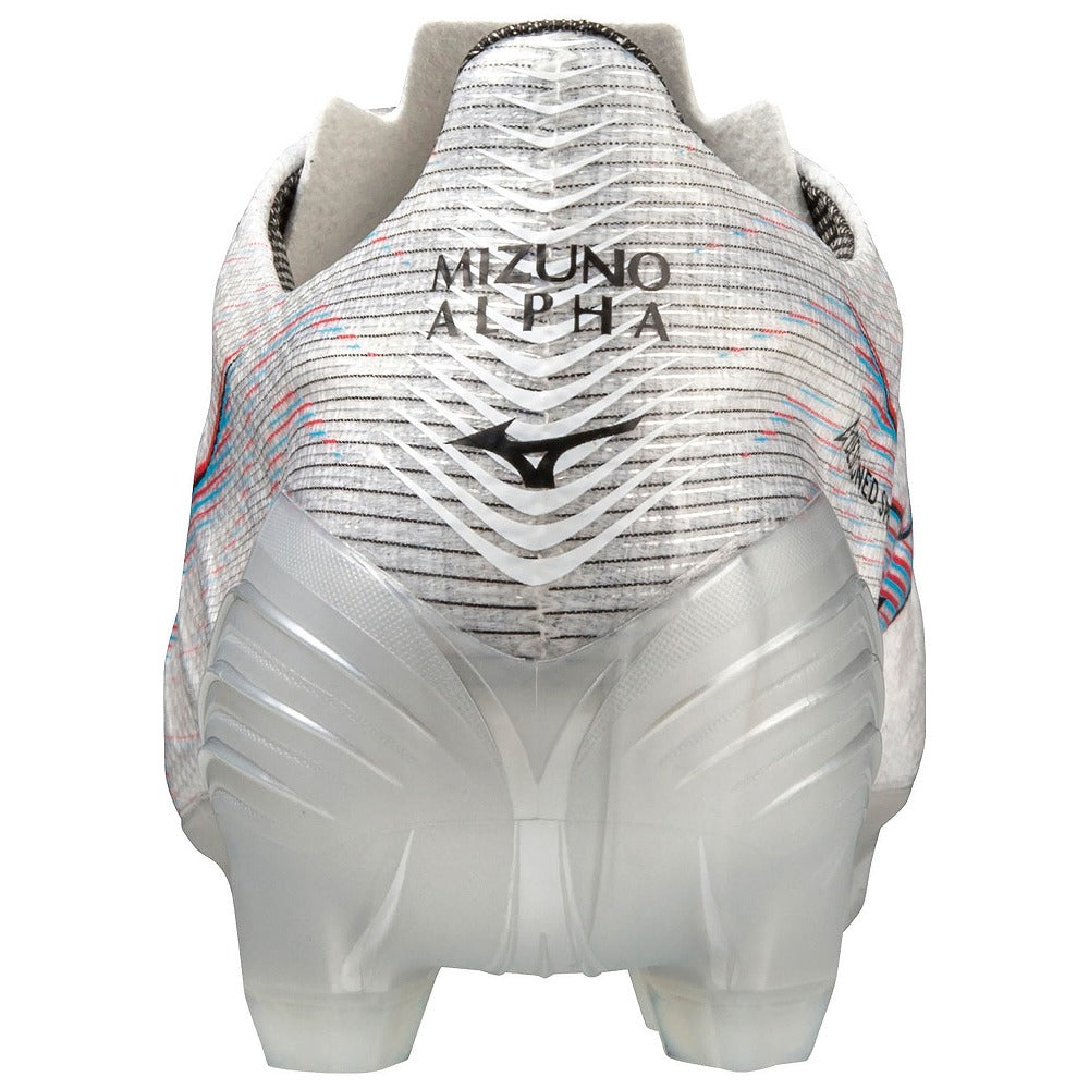 【大特価】ミズノ MIZUNO サッカースパイク ミズノアルファ プロ ホワイト×イグニッションレッド×ブルー P1GA236409 α ALPHA PRO