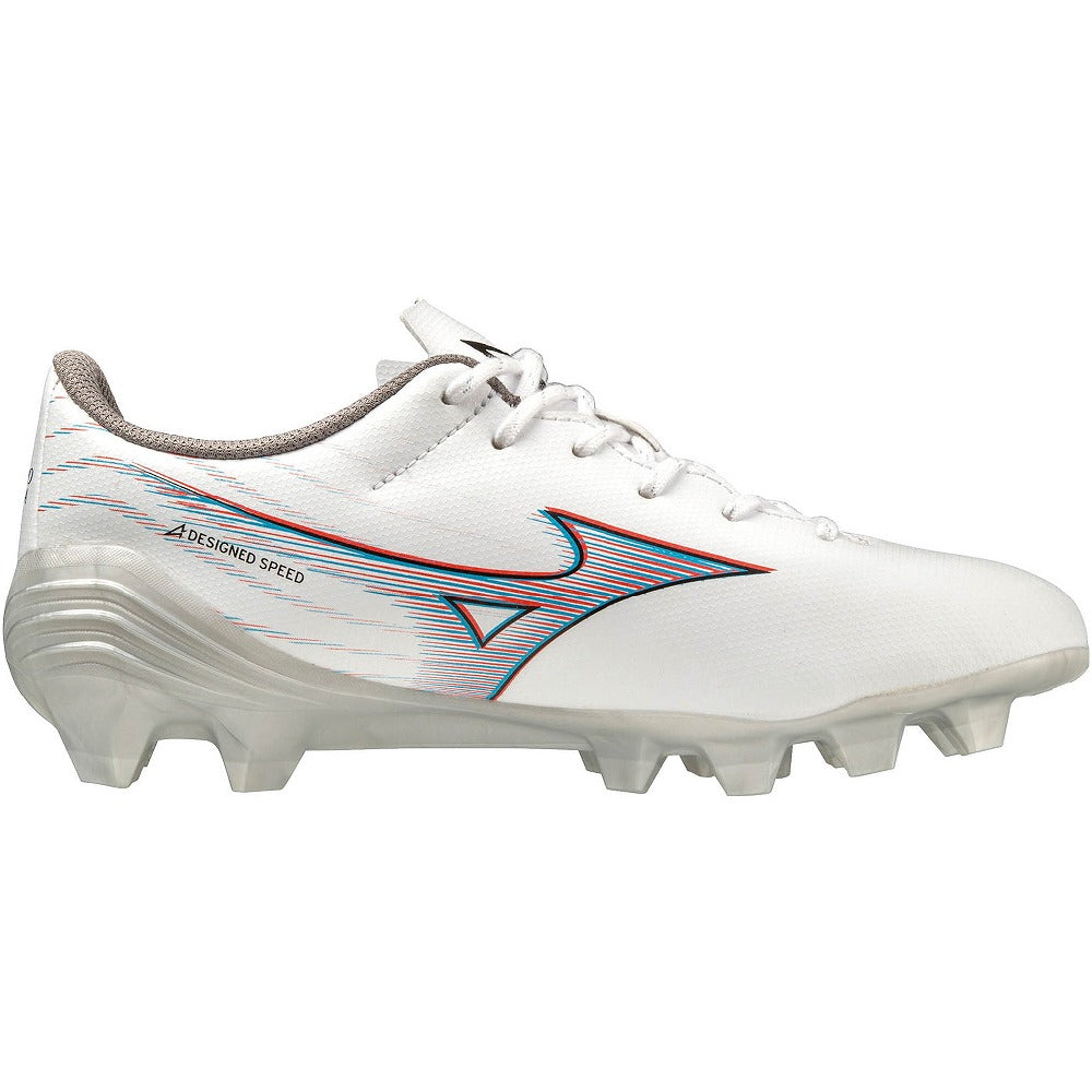 【在庫処分セール】【 ミズノ MIZUNO 】 ジュニア ミズノアルファ SELECT Jr ホワイト サッカースパイク P1GB236509 MIZUNO α