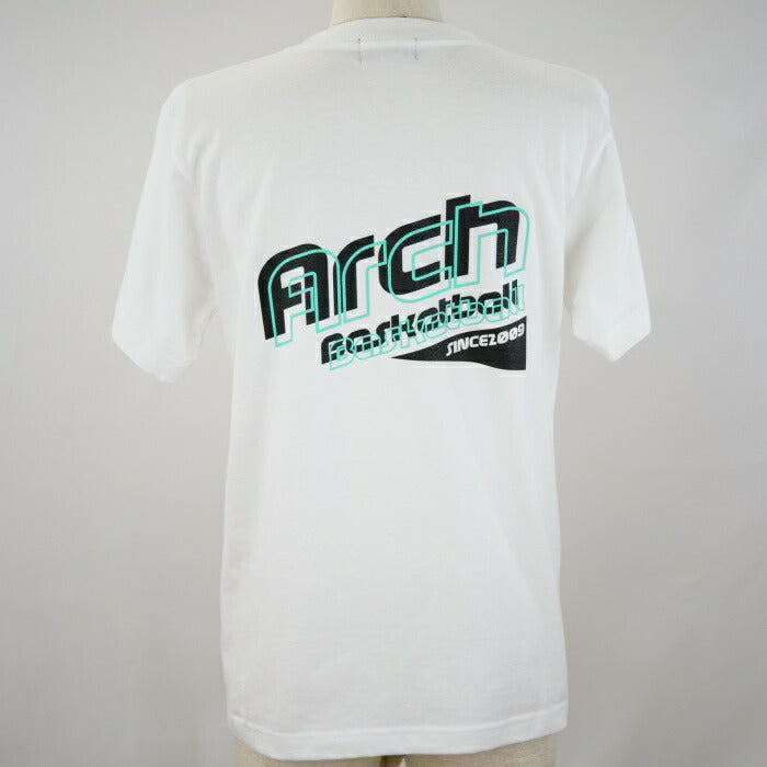【 Arch アーチ 】 バスケットウェア Tシャツ diagonal tee ホワイト 半袖 バスケットシャツ ショートスリーブ T121-112 バスケ