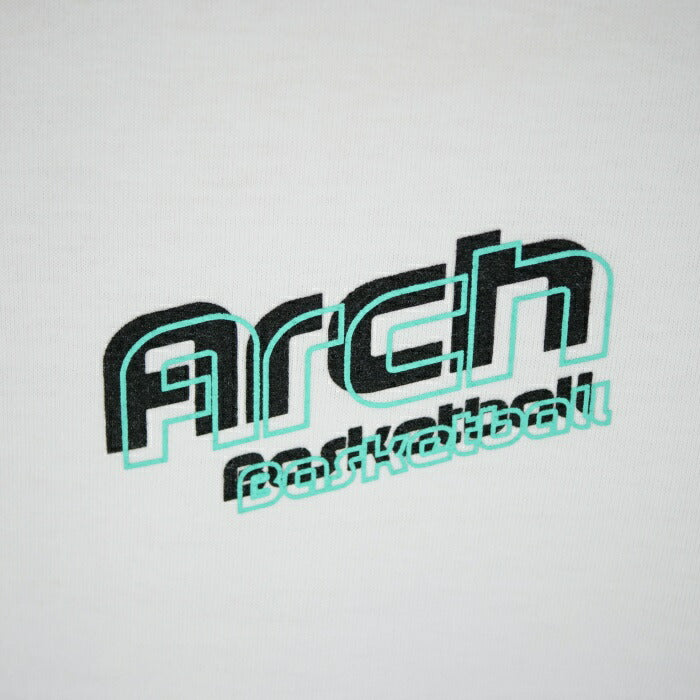 【 Arch アーチ 】 バスケットウェア Tシャツ diagonal tee ホワイト 半袖 バスケットシャツ ショートスリーブ T121-112 バスケ