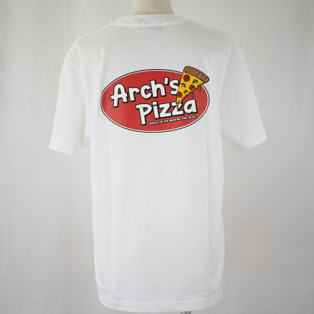 【 Arch アーチ 】 バスケットウェア Tシャツ Arch's pizza tee ( ホワイト ) 半袖 バスケットシャツ ショートスリーブ T122-140 バスケ
