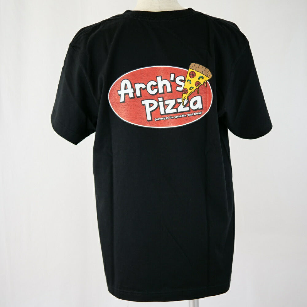 【 Arch アーチ 】 バスケットウェア Tシャツ Arch's pizza tee ( ブラック ) 半袖 バスケットシャツ ショートスリーブ T122-141 バスケ