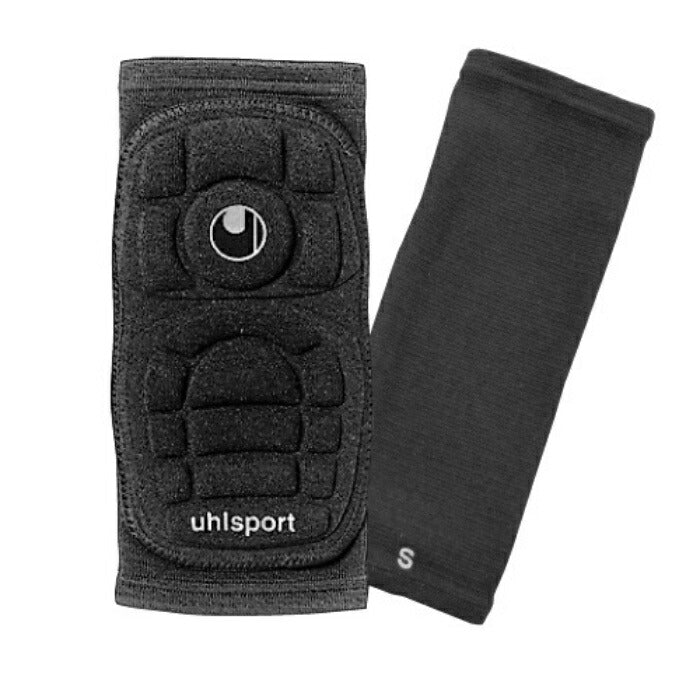 【uhlsport ウールシュポルト】 サッカー プロテクター エルボーパッドII ブラック U1021 エルボー ひじ