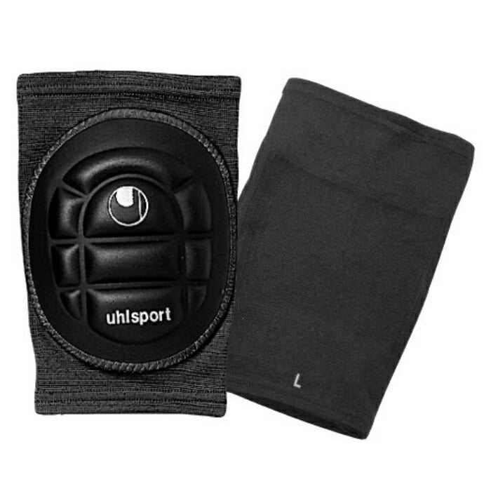 【uhlsport ウールシュポルト】 サッカー プロテクター ニーパッドII ブラック U1022 ニー ヒザ