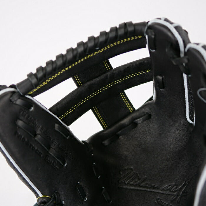 【 ウイルソン Wilson 】 野球 一般硬式用 グラブ 内野手用 D5型 11.5インチ HWQD5T Wilson Staff デュアル ブラックSS