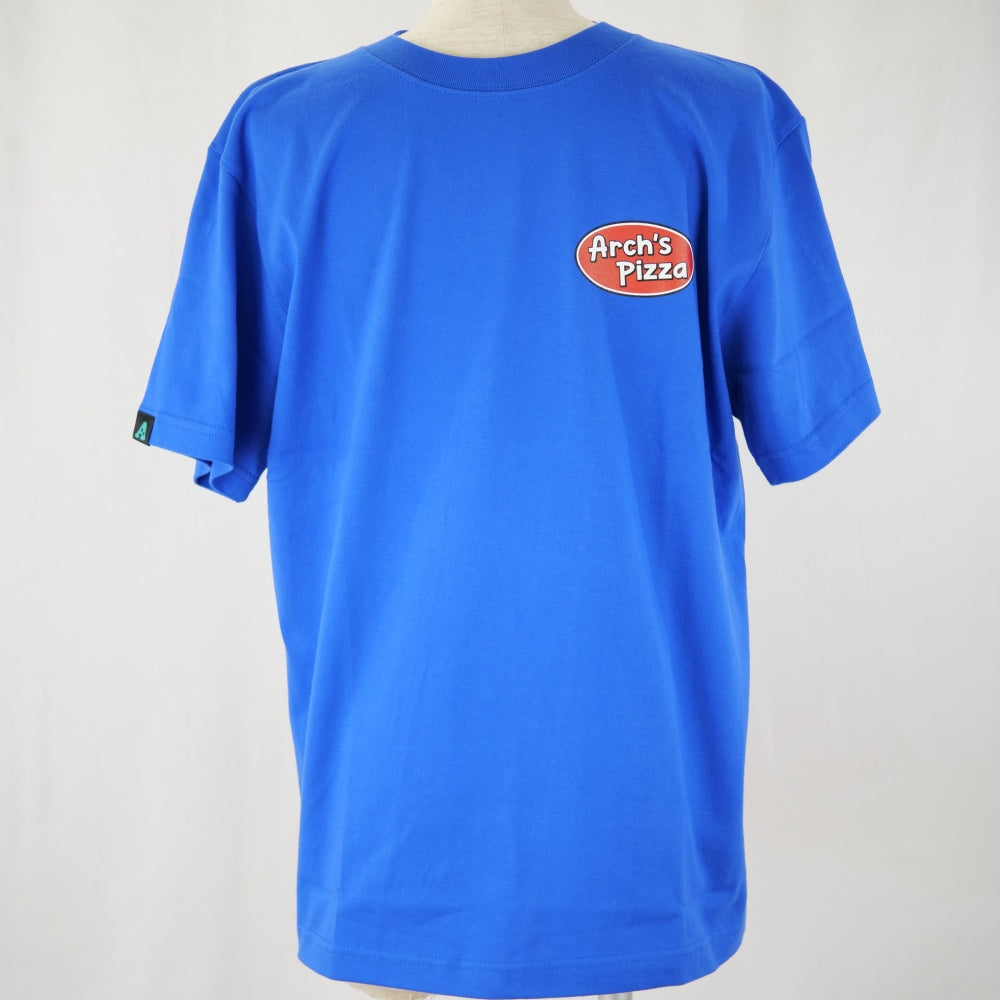 【 Arch アーチ 】 バスケットウェア Tシャツ Arch's pizza tee ( ブルー ) 半袖