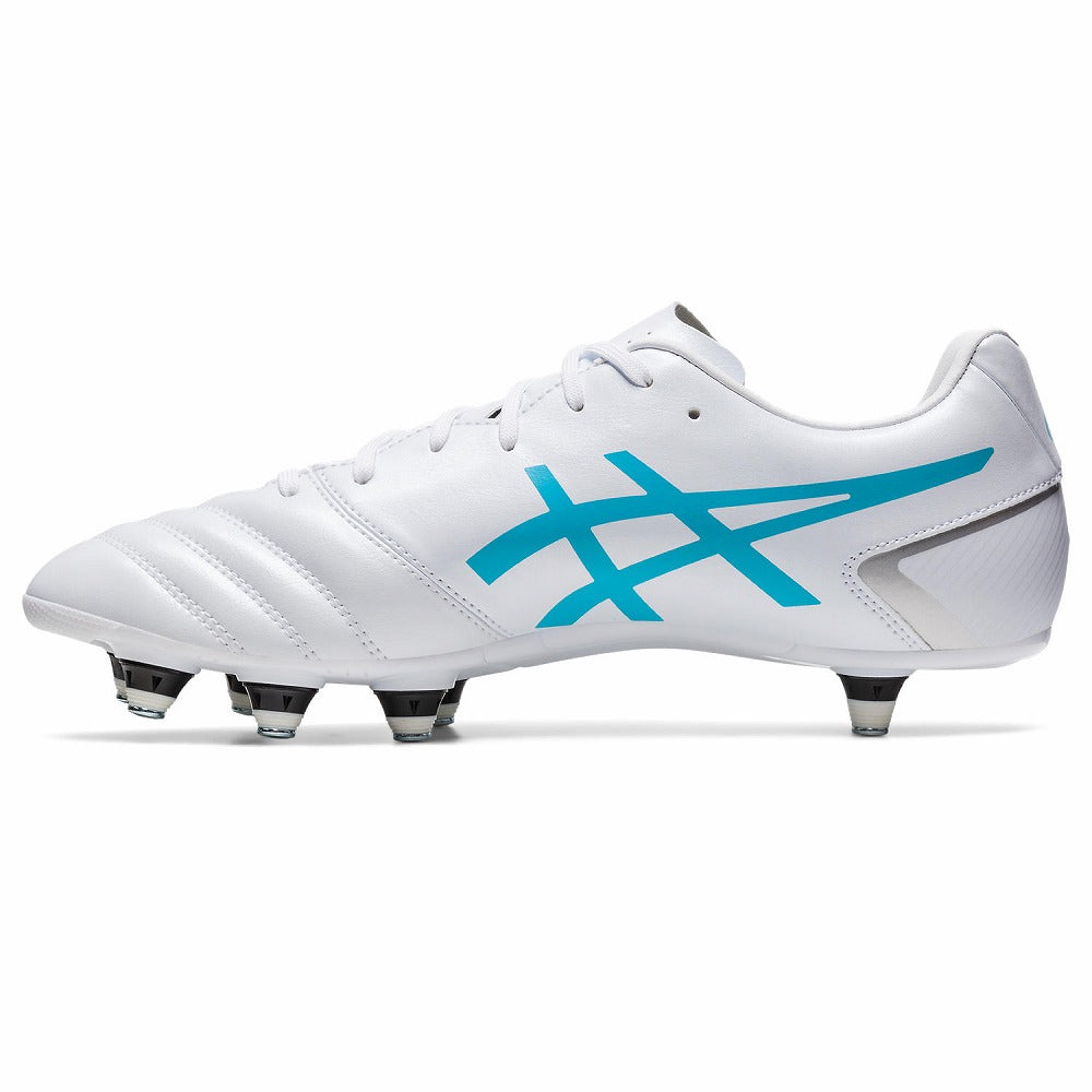 アシックス 取替式 ワイド サッカー スパイク DS LIGHT GAIN ST ホワイト×アクアリウム 1101A041-101 ASICS