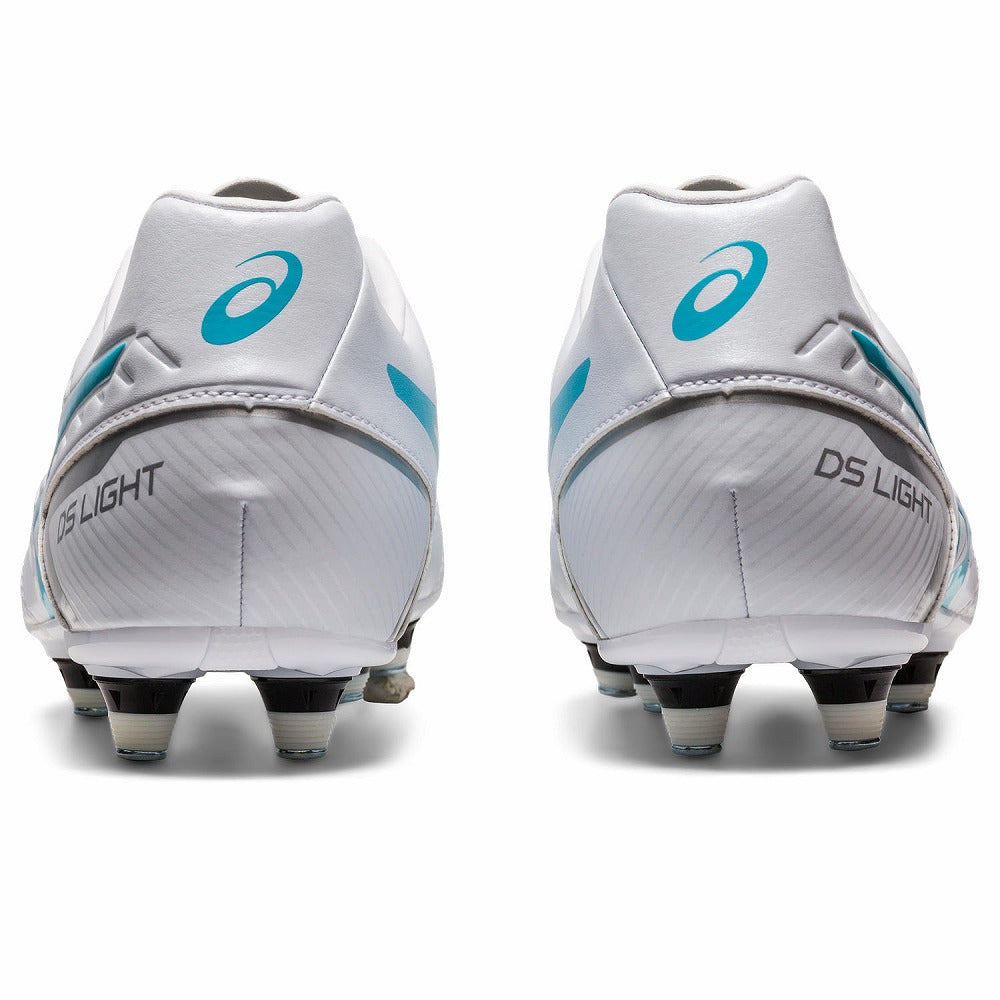 アシックス 取替式 ワイド サッカー スパイク DS LIGHT GAIN ST ホワイト×アクアリウム 1101A041-101 ASICS