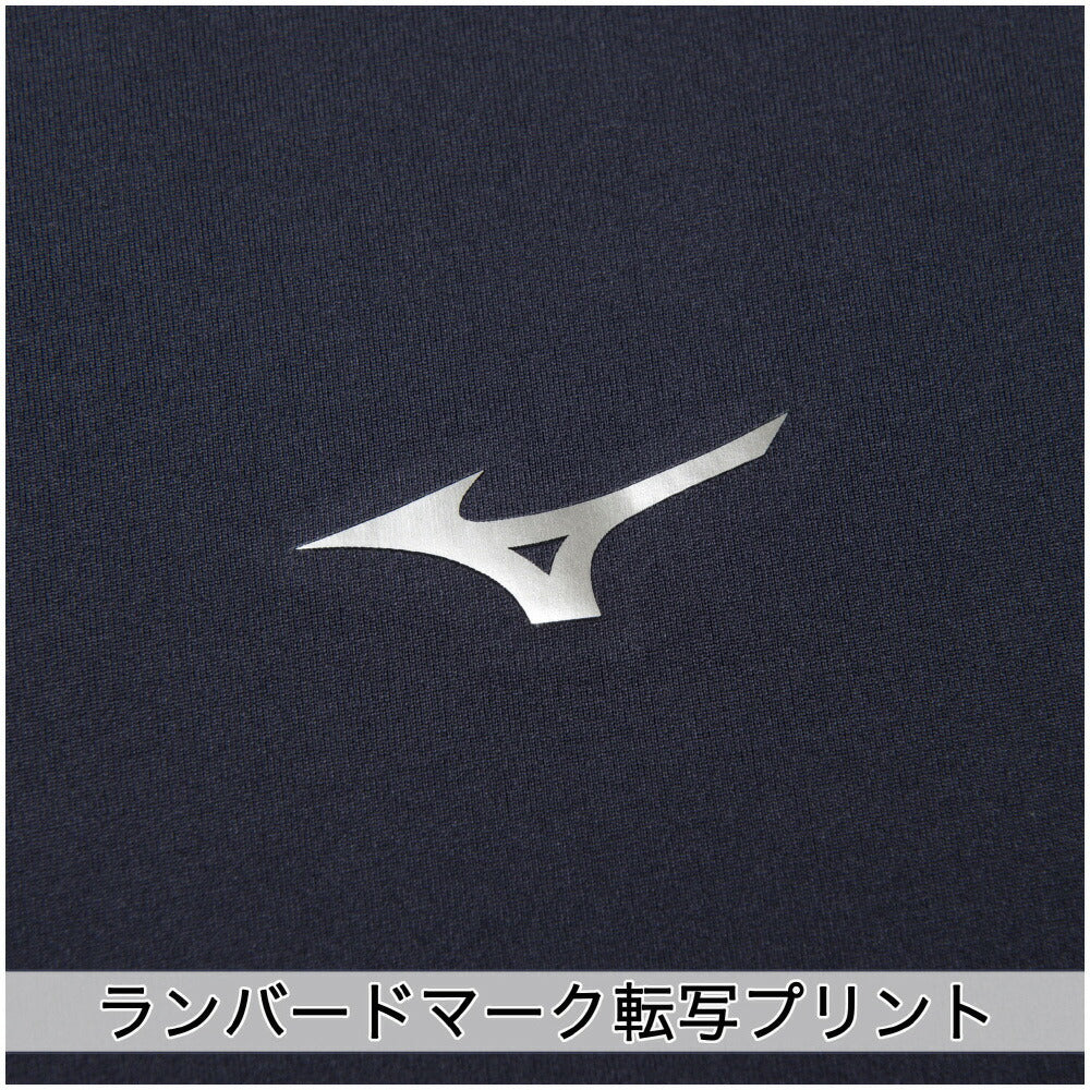 【ミズノ MIZUNO】 野球 アンダーシャツ バイオギア ローネック七分袖 ネイビー 12JA1C2114 （メンズ）
