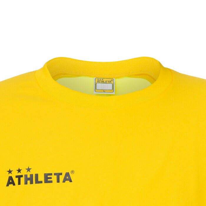 【 アスレタ ATHLETA 】 ピステシャツ イエロー 18012 20YEL サッカー フットサル ウェア ピステ トレーニングウェア