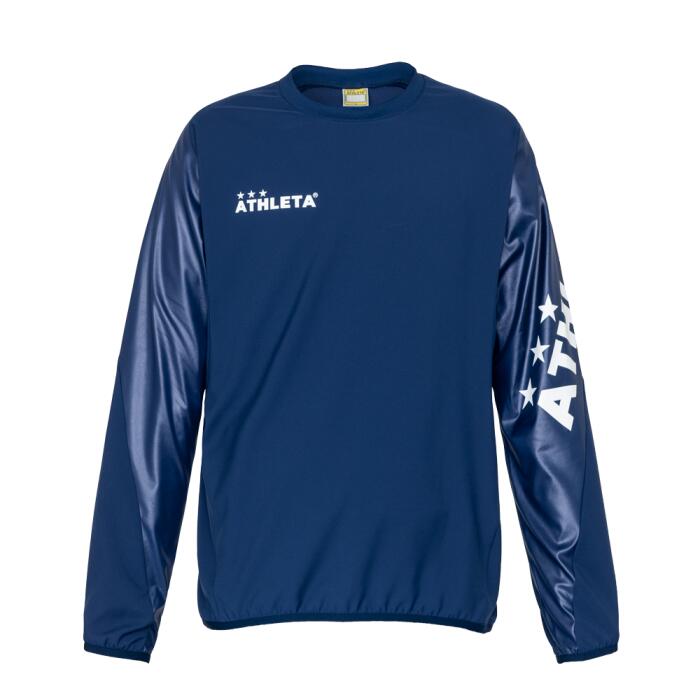 【 アスレタ ATHLETA 】 ジュニア ピステシャツ ネイビー 18012J 90NVY サッカー フットサル ウェア ピステ トレーニングウェア