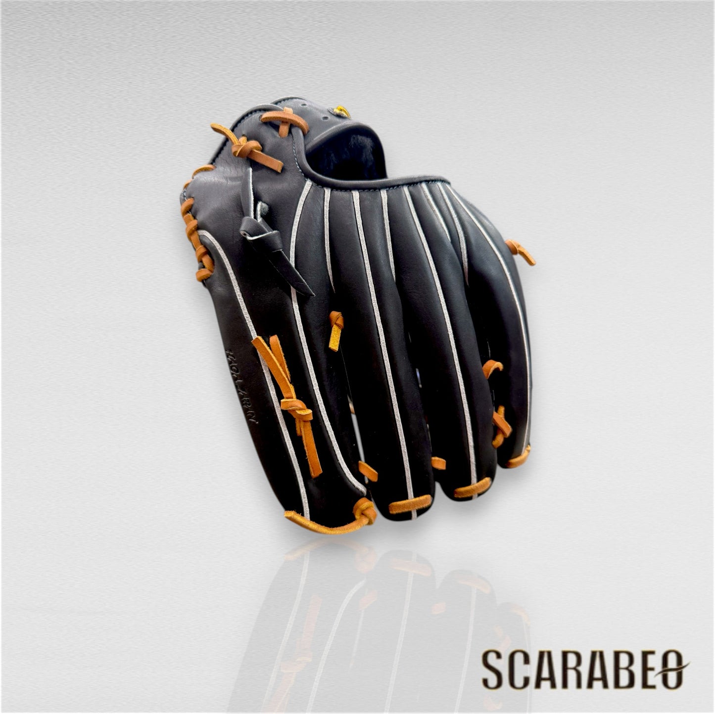 【 ミズノ MIZUNO 】 野球 硬式用グラブ 外野手用 ミズノプロ HAGA フィンガーコアテクノロジー1AJGH20007 ( ブラック ) 09 グローブ