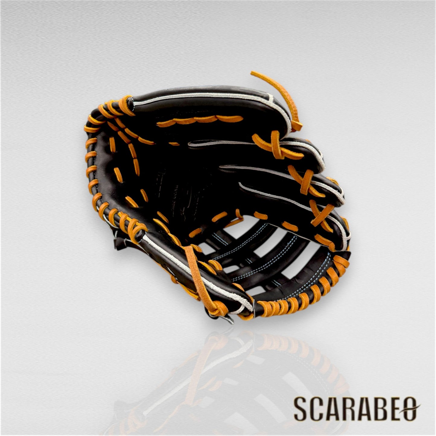 【 ミズノ MIZUNO 】 野球 硬式用グラブ 外野手用 ミズノプロ HAGA フィンガーコアテクノロジー1AJGH20007 ( ブラック ) 09 グローブ