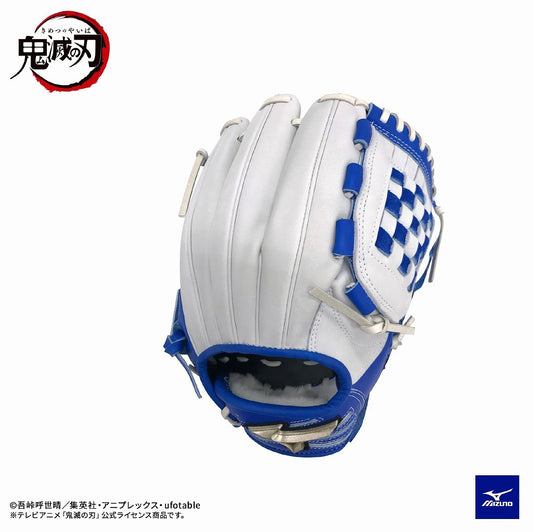 【 ミズノ MIZUNO 】 鬼滅の刃 限定 軟式用 グローバルエリート INOSUKEモデル サイズ11 ロイヤルブルー 嘴平伊之助 1AJRGA0200
