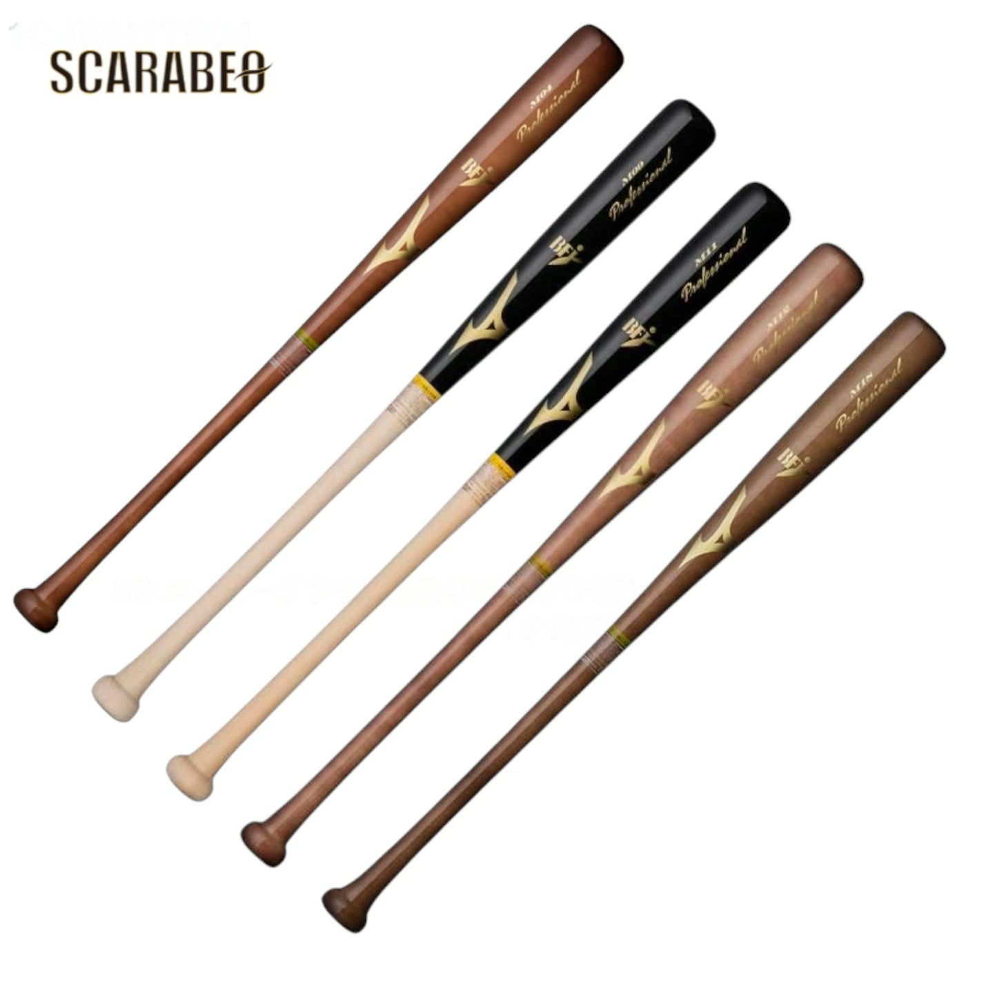 MIZUNO ミズノ プロフェッショナル 硬式 木製バット プロ型 小久保型 荒木型 二岡型 近藤型 野球 1cjwh175