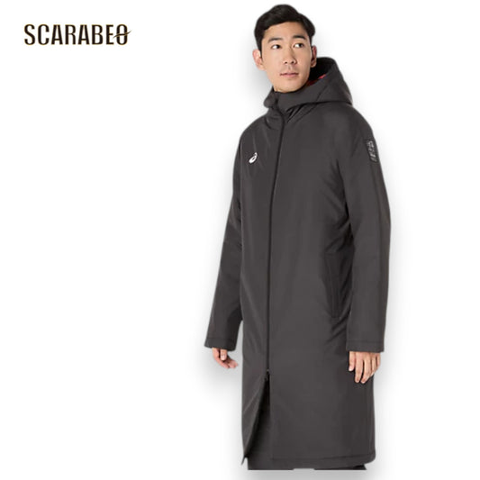 アシックス 中わた ロングコート ロングダウン 2031f180  2025 防寒 撥水 メンズ レディース ユニセックス BACKWARM 保温 アウター asics