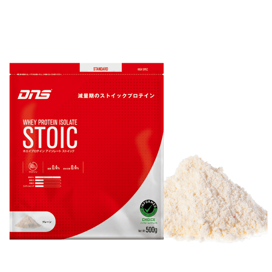 DNS ホエイプロテイン アイソレートストイック プレーン 500g