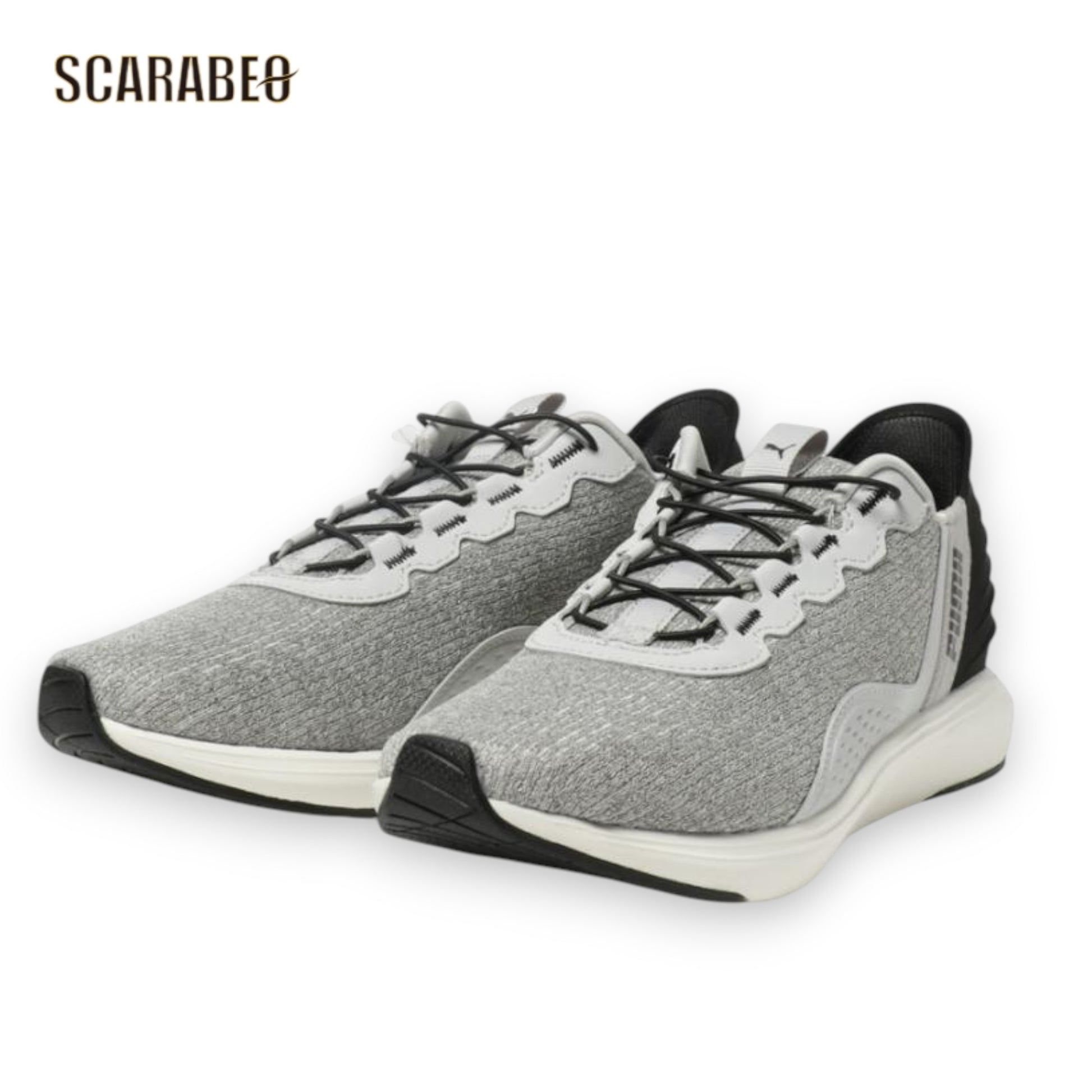 プーマ SOFTRIDE クルーズ EASE IN メンズ スニーカー 311997 05 PUMA イーズイン スリッポン 軽量 幅広 ライトグレー 311997-05