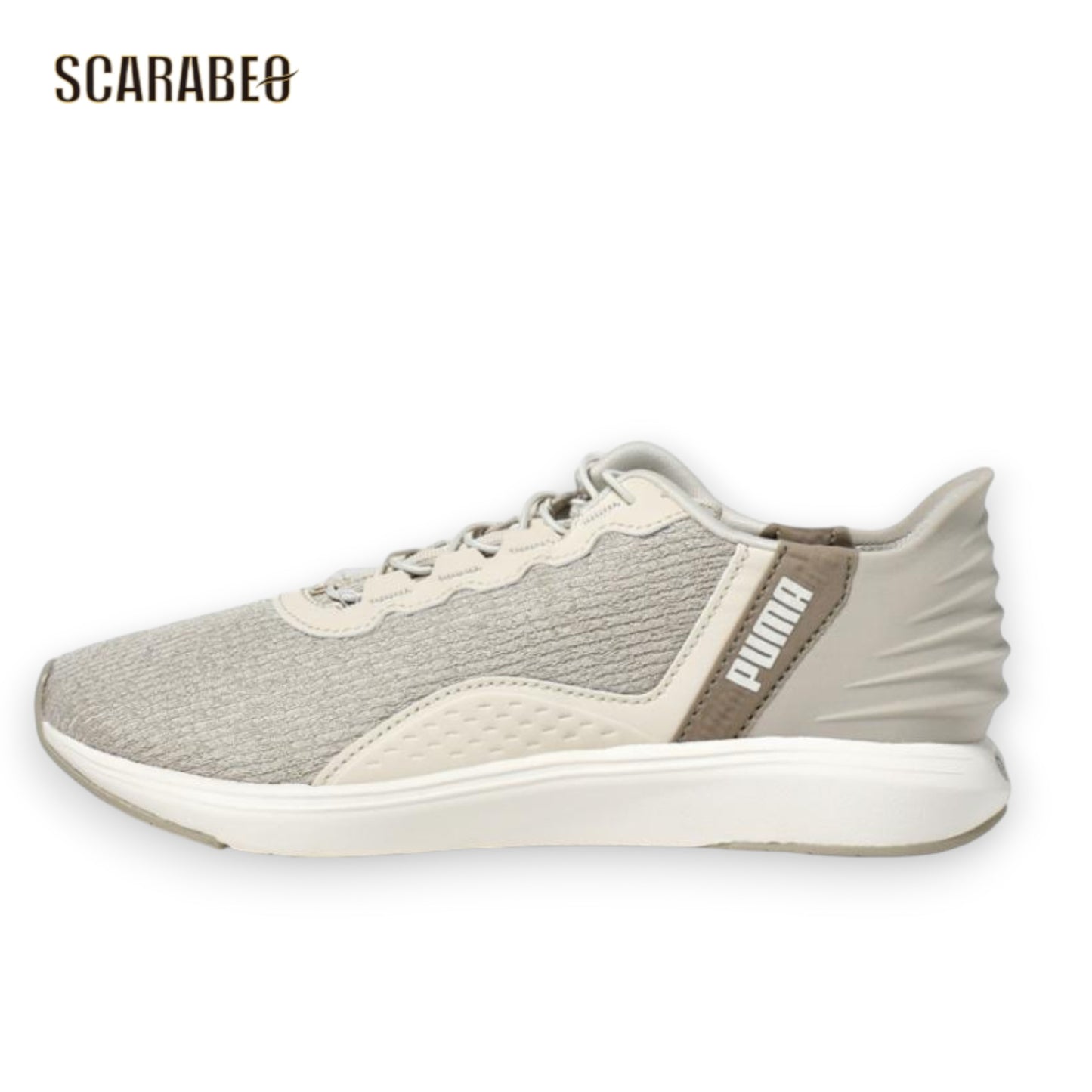 プーマ SOFTRIDE クルーズ EASE IN レディース スニーカー ベージュ スリッポン 軽量 クッション性 ウォーキング PUMA 311997-06