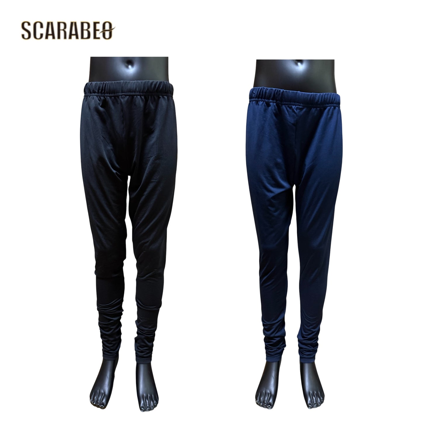 RENU ピーチ起毛 コンプレッション ロングスパッツ 130〜LL 防寒 インナー 吸汗速乾 スポーツタイツ ブラック ネイビー 5527