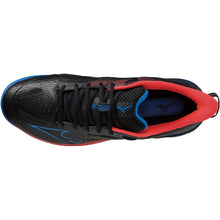 画像をギャラリービューアに読み込む, 【 ミズノ MIZUNO 】 テニスシューズ ウエーブエクシード 5 WIDE OC ( ブラック×ブルー×コーラル ) ユニセックス 61GB231310 WAVE EXCEED
