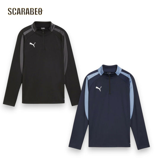 PUMA プーマ ジュニア INDIVIDUALLIGA 1/4 ジップトップ 659831 サッカー フットサル トレーニングウェア キッズ 659831