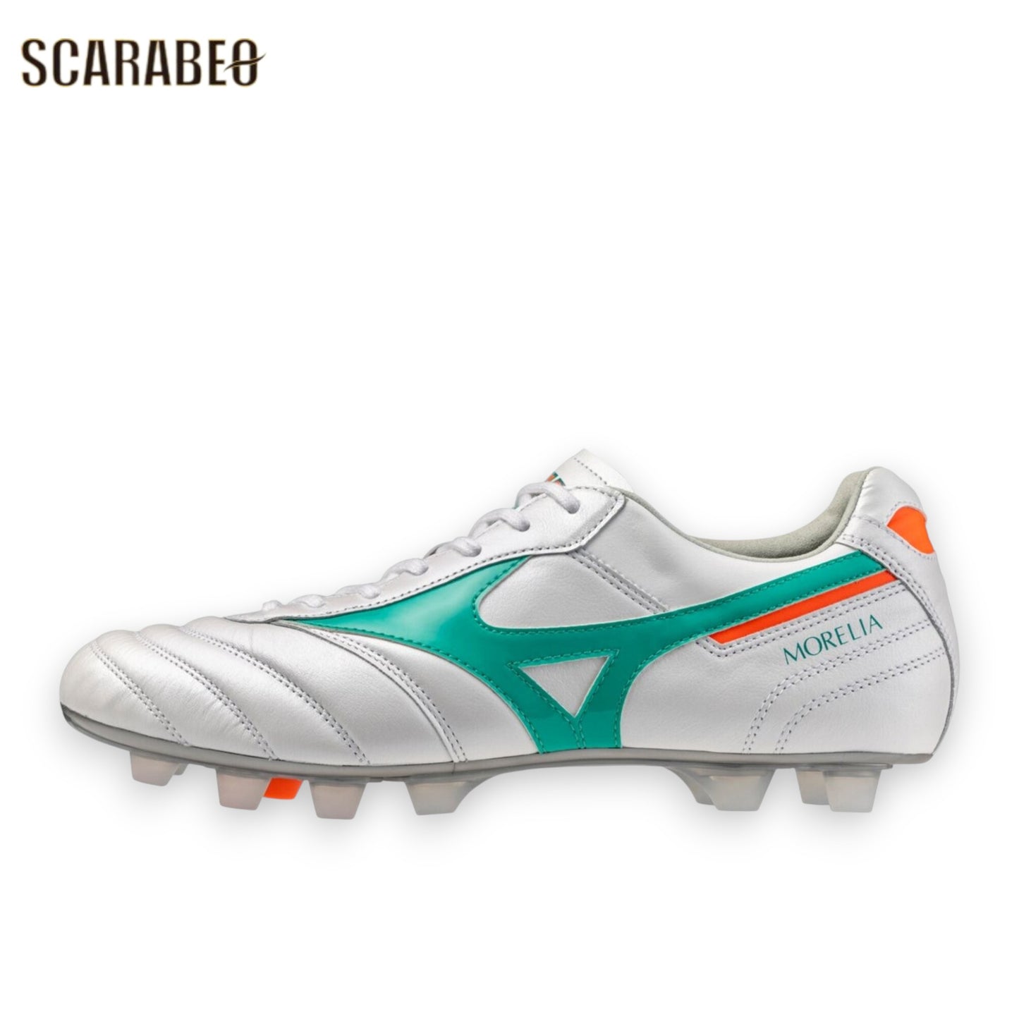 ミズノ モレリア 2 JAPAN PRISM WHITE PACK サッカースパイク 日本製 ショートタン MORELIA II JAPAN p1ga260135