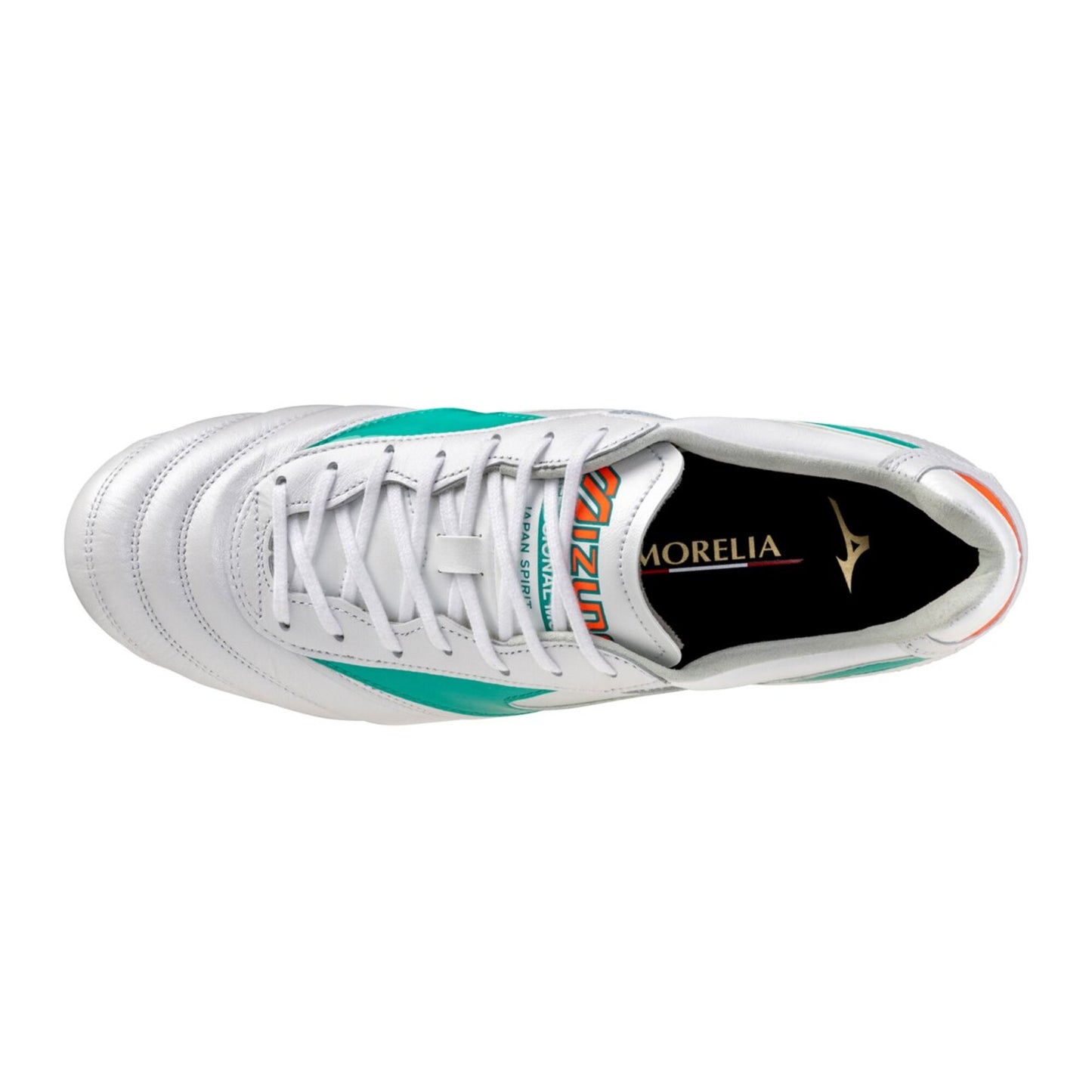 ミズノ モレリア 2 JAPAN PRISM WHITE PACK サッカースパイク 日本製 ショートタン MORELIA II JAPAN p1ga260135