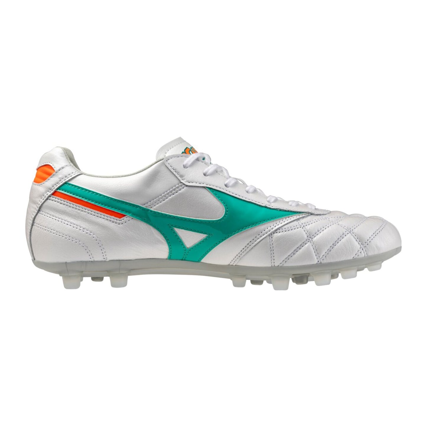 ミズノ モレリア 2 JAPAN AG PRISM WHITE PACK P1GA255235 サッカースパイク 日本製 ショートタン MORELIA II JAPAN p1ga260335