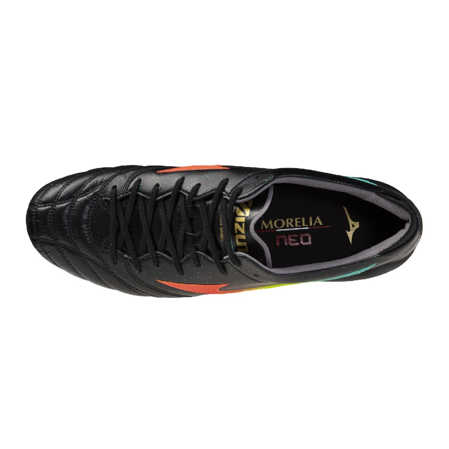 ミズノ モレリアネオ5 JAPAN BRIGHT BLACK PACK サッカースパイク MORELIA NEO V JAPAN 日本製 天然皮革 カンガルーレザー MIZUNO p1ga268000