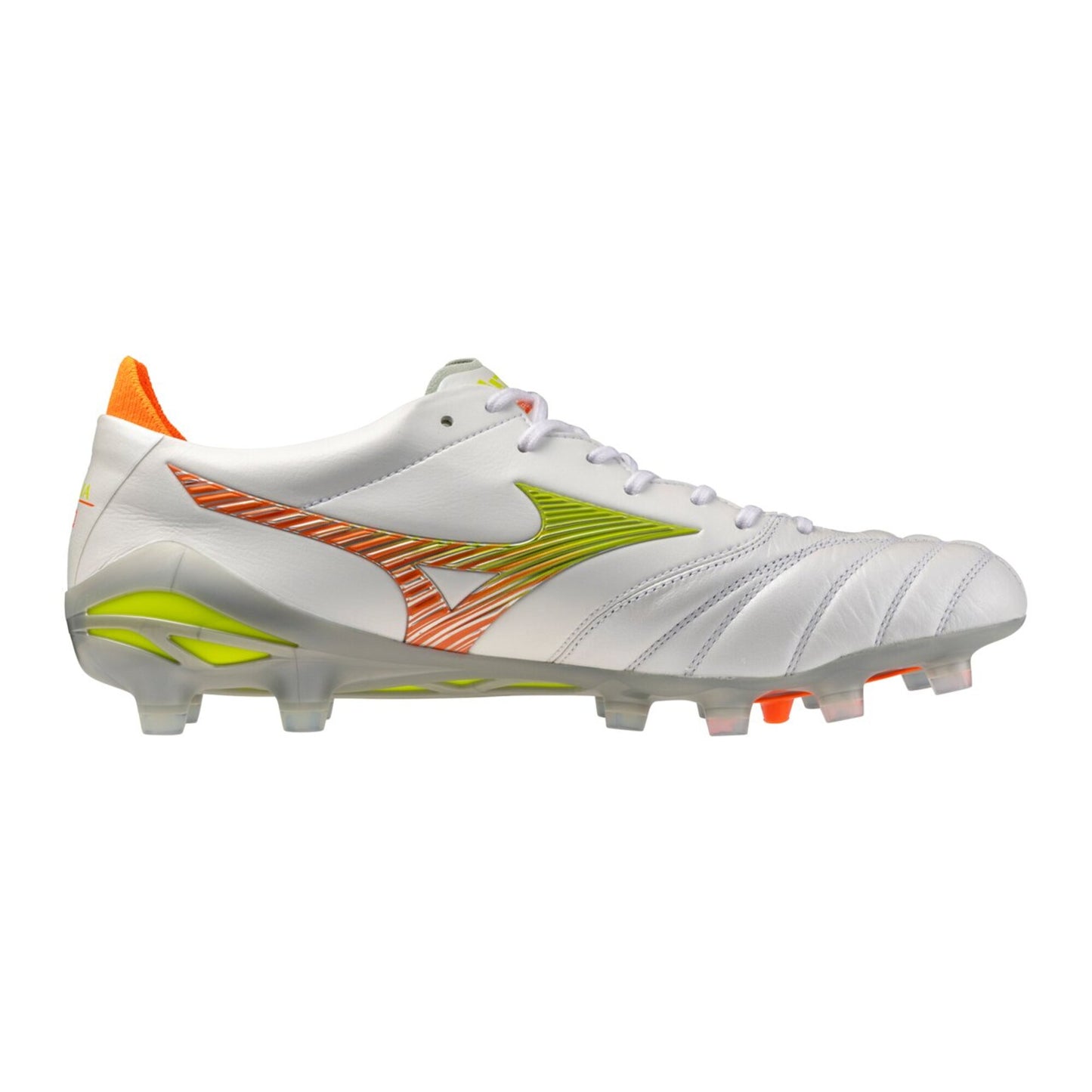 ミズノ モレリア NEO 5 JAPAN P1GA258054 スーパーホワイトパール イエロー オレンジ サッカースパイク 日本製 MORELIA NEO 5 JAPAN p1ga268054