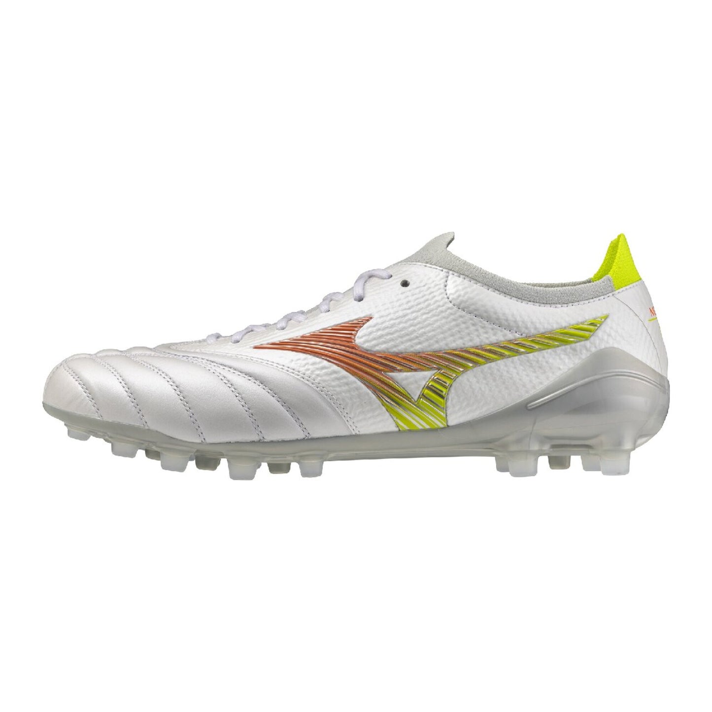 ミズノ MORELIA NEO V β JAPAN AG PRISM WHITE PACK サッカースパイク 人工芝専用 モレリアネオ5 ベータ ジャパン AG MIZUNO P1GA269154
