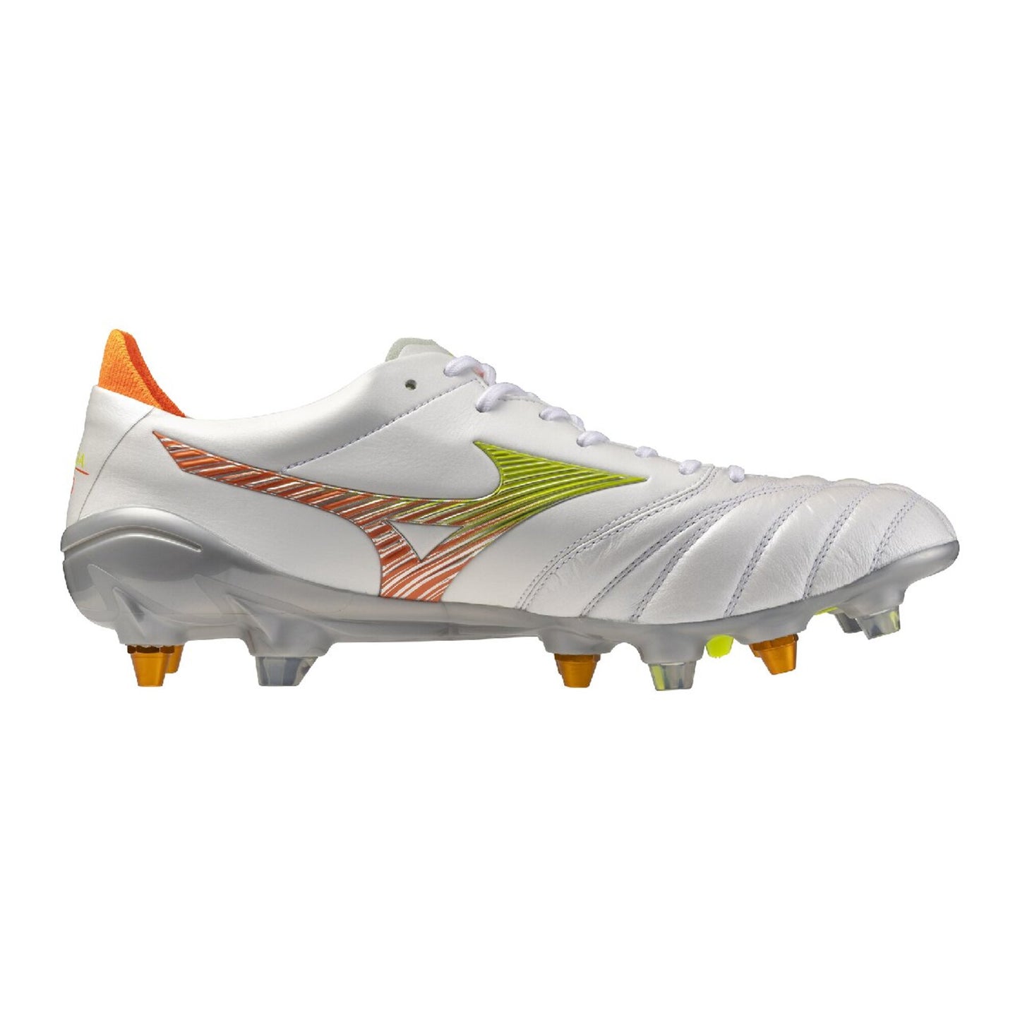 ミズノ MORELIA NEO V JAPAN MIX PRISM WHITE PACK サッカースパイク 取替式 モレリアネオ5 ジャパン MIX スーパーホワイトパール MIZUNO