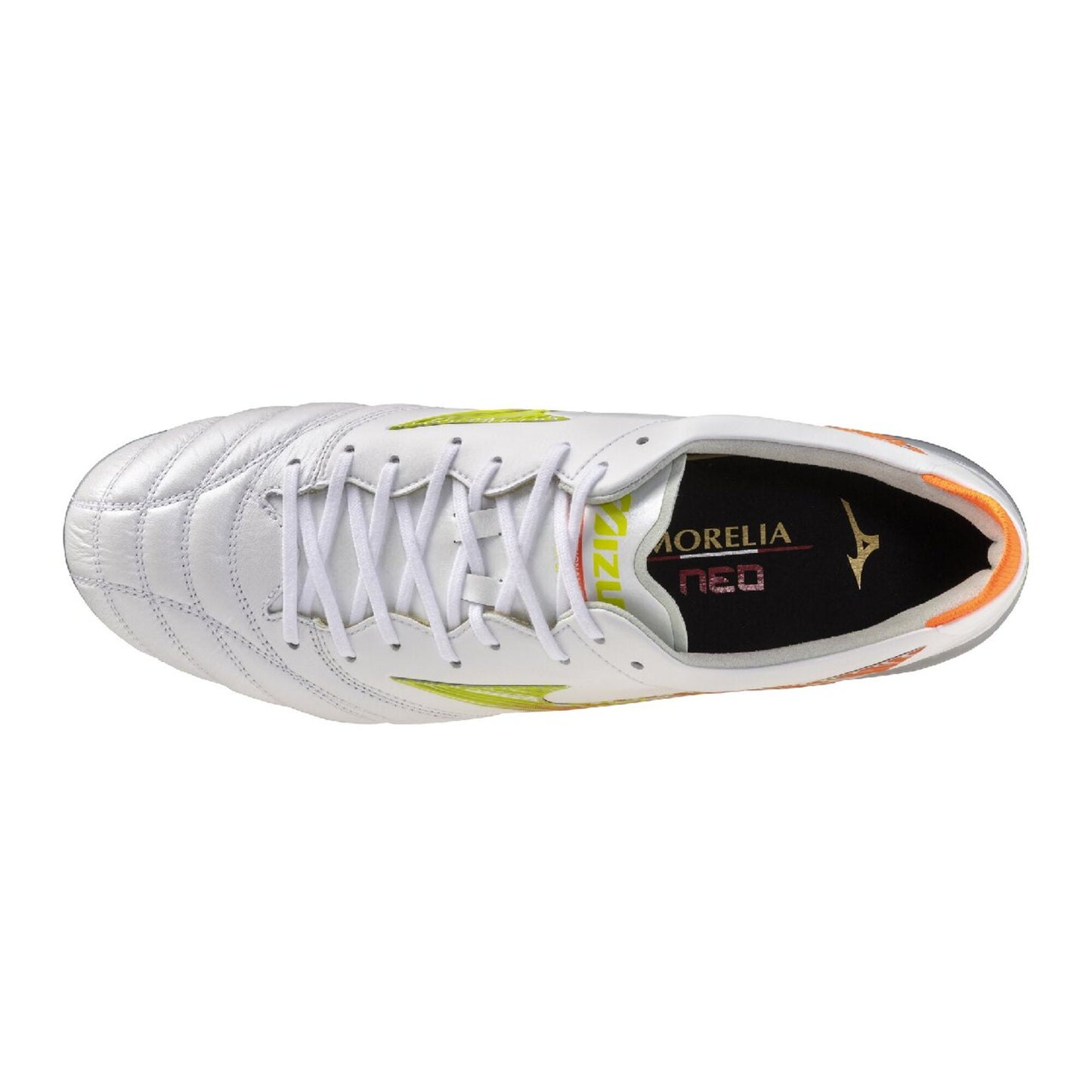 ミズノ MORELIA NEO V JAPAN MIX PRISM WHITE PACK サッカースパイク 取替式 モレリアネオ5 ジャパン MIX スーパーホワイトパール MIZUNO