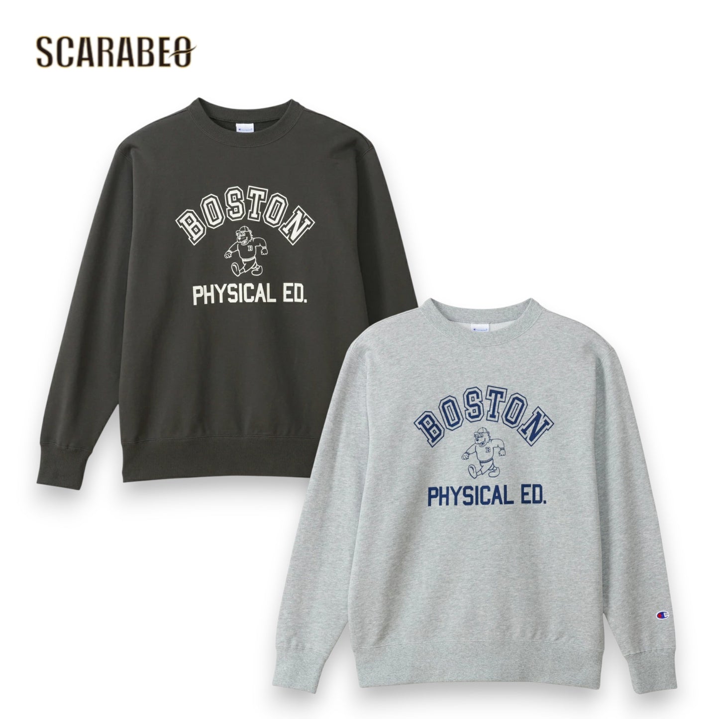 チャンピオン スウェットシャツ クルーネック トレーナー メンズ 25FW ベーシック C3-C033 Champion 大きいサイズ 裏毛 カレッジ ロゴ