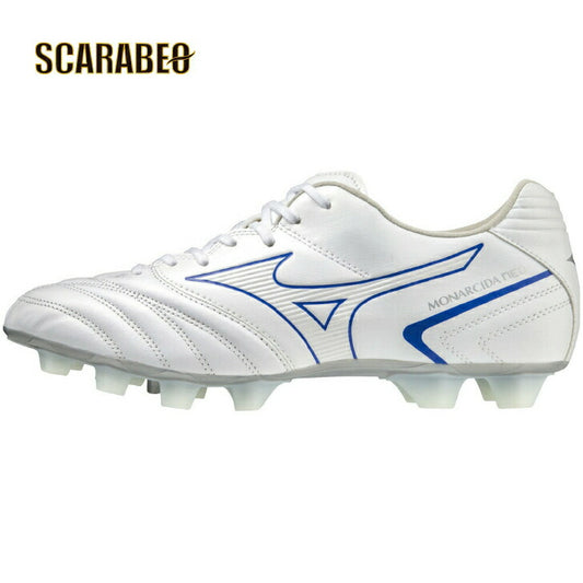 【在庫処分セール】 【 ミズノ MIZUNO 】 サッカースパイク モナルシーダ ネオ 2 SW KL ホワイト×ブルー P1GA222725 MONARCIDA NEO II SW KL