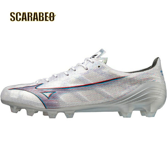 ミズノ MIZUNO  サッカースパイク ミズノアルファ JAPAN ホワイト×イグニッションレッド×ブルー P1GA236009 α ALPHA