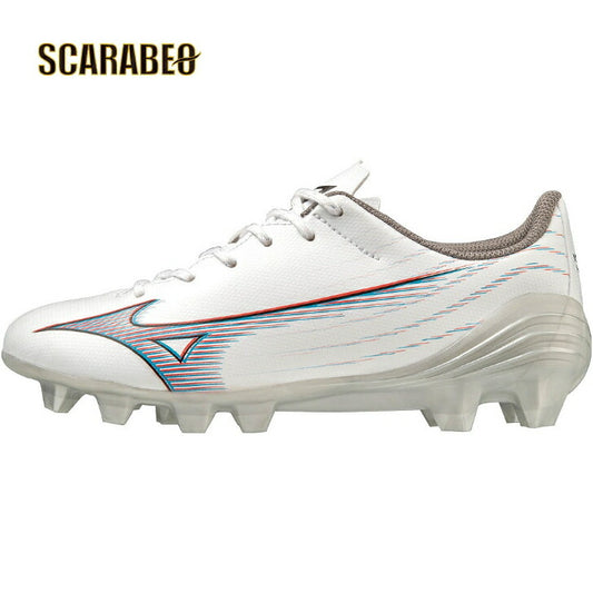 【在庫処分セール】【 ミズノ MIZUNO 】 ジュニア ミズノアルファ SELECT Jr ホワイト サッカースパイク P1GB236509 MIZUNO α