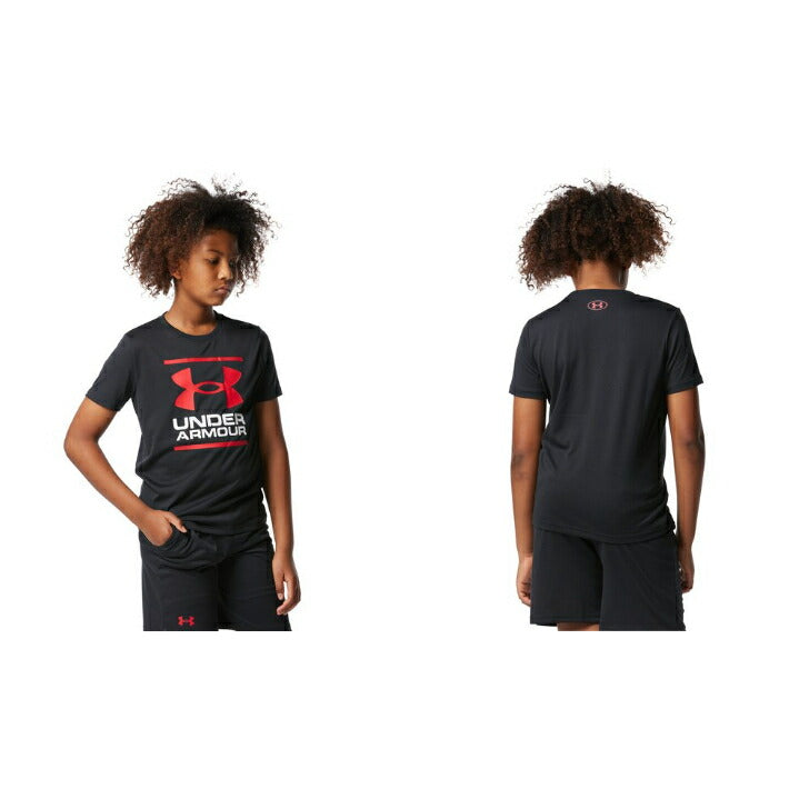 アンダーアーマー ジュニア用 UAテック ショートスリーブ Tシャツ＆ショーツセット 1378275 UNDER ARMOUR