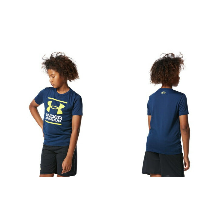 アンダーアーマー ジュニア用 UAテック ショートスリーブ Tシャツ＆ショーツセット 1378275 UNDER ARMOUR