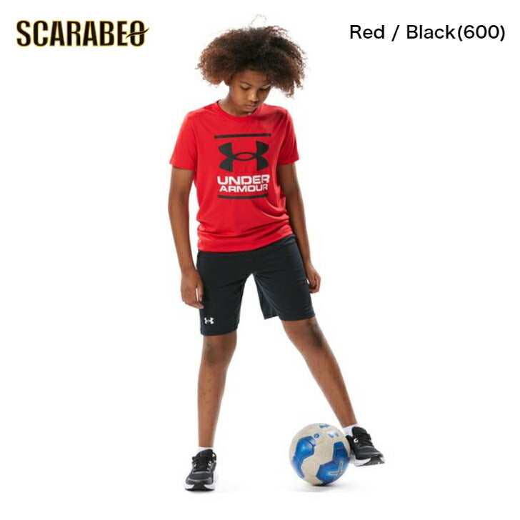 アンダーアーマー ジュニア用 UAテック ショートスリーブ Tシャツ＆ショーツセット 1378275 UNDER ARMOUR