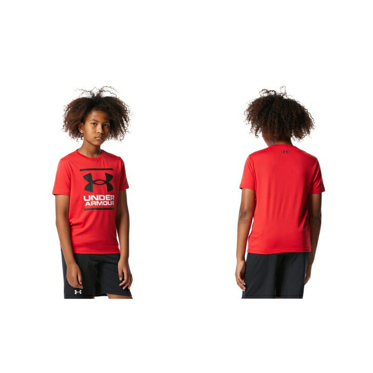 アンダーアーマー ジュニア用 UAテック ショートスリーブ Tシャツ＆ショーツセット 1378275 UNDER ARMOUR