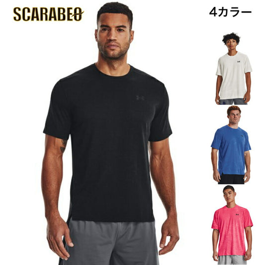 アンダーアーマー メンズ トレーニングシャツ UAテック ベント ジャカード ショートスリーブTシャツ 1377052 UNDER ARMOUR