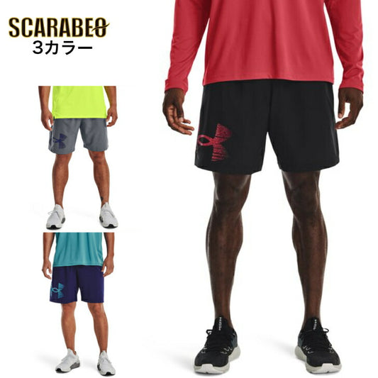 【在庫処分セール】アンダーアーマー UAウーブンショーツ 〈ロゴグラフィック〉 1377139 UNDER ARMOUR