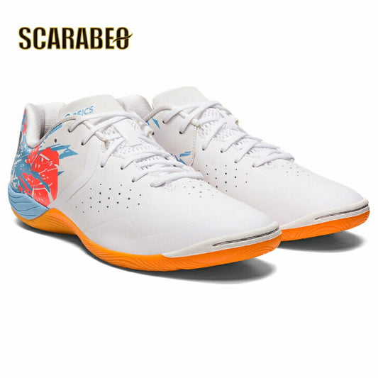 アシックス トッキ 7 ホワイト×アークティックスカイ フットサルシューズ 1113a024-103 TOQUE ASICS