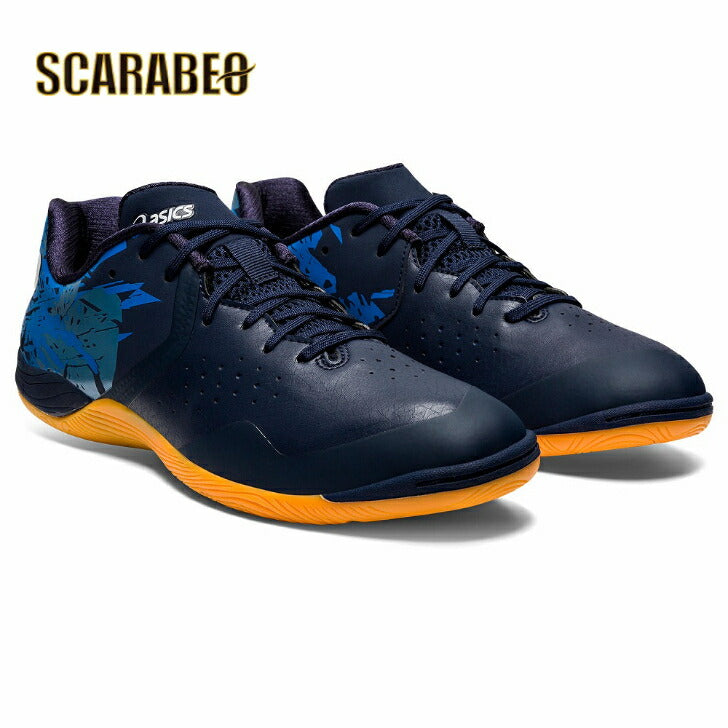 アシックス トッキ 7 ミッドナイト×ホワイト フットサルシューズ 1113a024-400 TOQUE ASICS